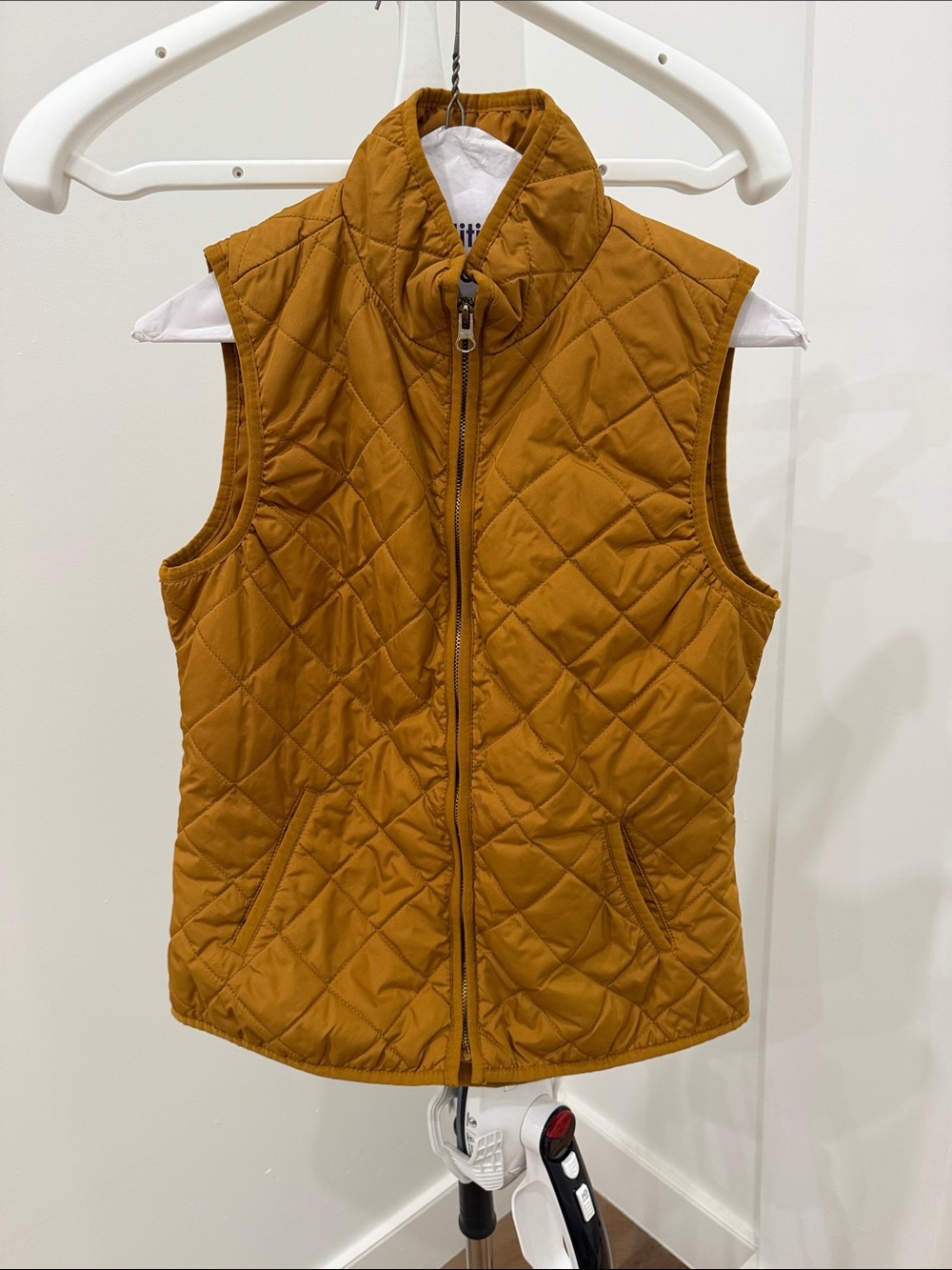 Old Navy Quilted Mustard-Gold Women's Vest